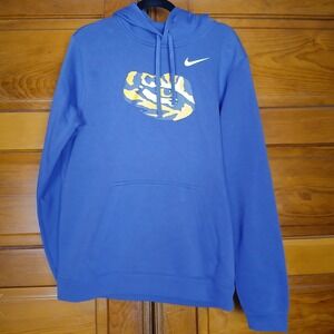 NWT Nike LSU Tigers Club Fleece Hoodie Purple Men's Medium CK2621-547 Football